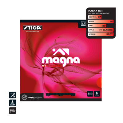 Okładzina STIGA Magna TS II red