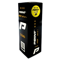 Piłeczki do tenisa stołowego POINT PROF *** ABS żółte 3 szt.