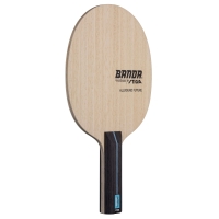 STIGA Banda Allround Future – detal powierzchni drewna i uchwytu