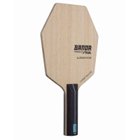 STIGA Banda Allround Future Cybershape – detal powierzchni drewna i uchwytu blade