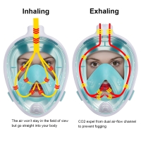 MASKA DO NURKOWANIA JUNIOR BLUE