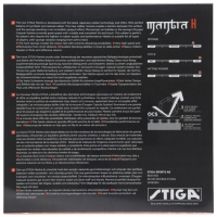 Mantra H – struktura gąbki 2,1 mm w kolorze czerwonym