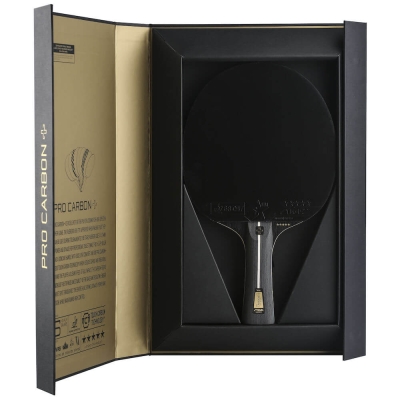 Rakietka STIGA Pro Carbon Plus – profil boczny z ergonomicznym uchwytem