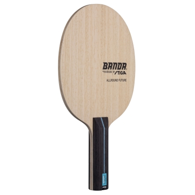 STIGA Banda Allround Future – detal powierzchni drewna i uchwytu