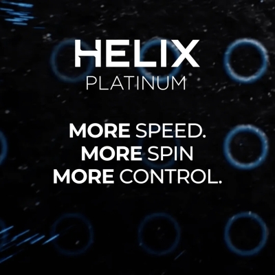 Okładzina Helix Platinum XH – czarna premium guma do gry ofensywnej i szybkich topspinów