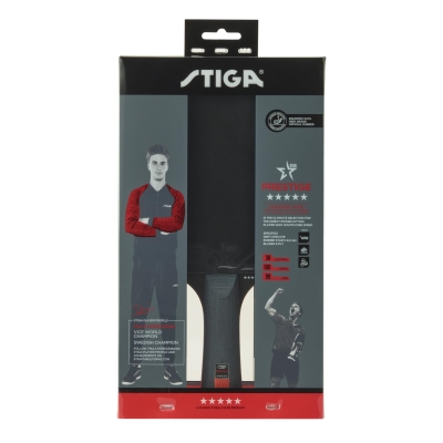 STIGA Prestige 5-Star – widok główny, gotowa do gry ofensywnej