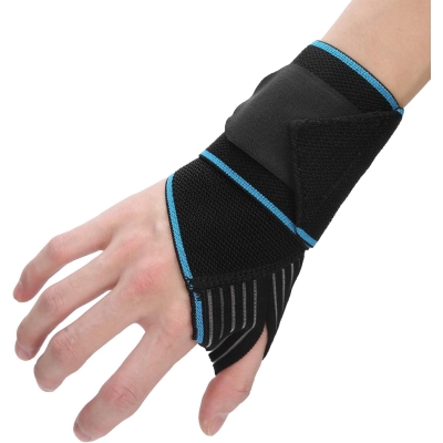 Ściągacz POINT stabilizator nadgarstka 2 szt niebieski
