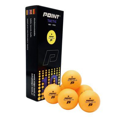 Piłeczki do tenisa stołowego POINT TACTIC * ABS żółte 10 szt.