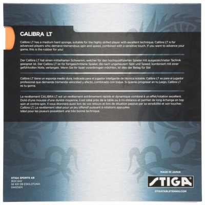 Okładzina STIGA Calibra LT czerwona