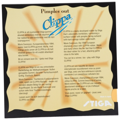 Okładzina STIGA Clippa czerwona