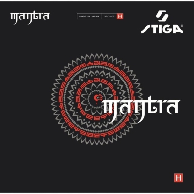 Okładzina Stiga Mantra H czarna – widok z przodu