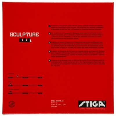 Okładzina STIGA SCULPTURE czerwona