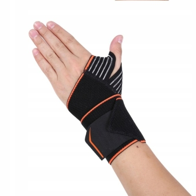 Ściągacz POINT stabilizator nadgarstka 2 szt pomarańczowy