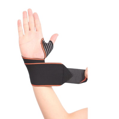 Ściągacz POINT stabilizator nadgarstka 2 szt czerwony