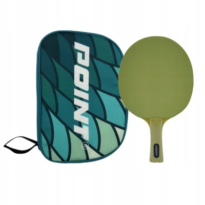 Zestaw do ping-ponga GREEN – rakietka z pokrowcem w kolorze zielonym