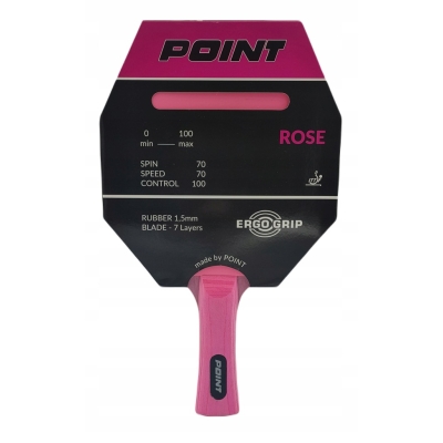 Rakietka do tenisa stołowego ROSE – widok z przodu