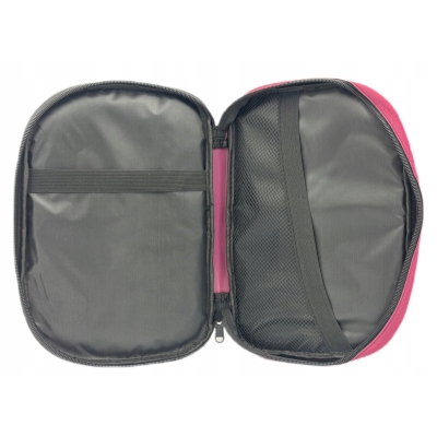 Wnętrze pokrowca HUSK ROSE – miejsce na jedną rakietkę do tenisa stołowego