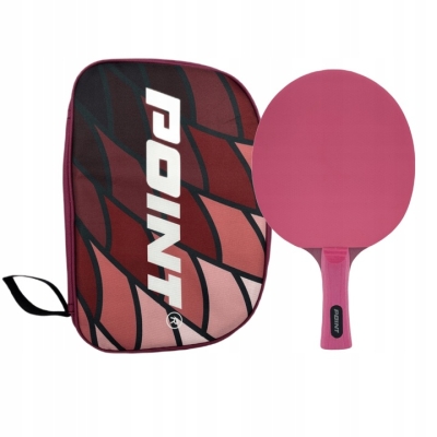 Zestaw do ping-ponga ROSE – rakietka z pokrowcem w kolorze zielonym